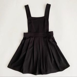 Pleated Pinafore Dress